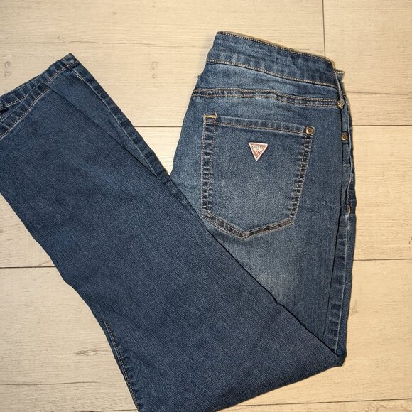 Womens GUESS Cropped Straight Jeans Size 30 - Picture 3 of 3